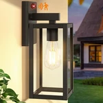 Beslowe Upgraded Motion Sensor Outdoor Wall Light, 13 Dusk To Dawn Porch. Fixed Price $51.61.