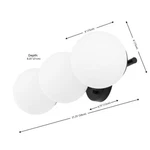 Safavieh Amaoi 3LT 21.25" Wall Sconce, Reduced Price 2172749714 SCN4135C. Fixed Price $70.00.