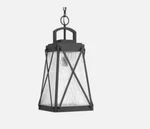Creighton Collection 1-LIGHT Textured Blk W/clear Glass Farmhouse Outdoor. Fixed Price $249.95.