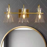 Uolfin Modern Bell Bathroom Vanity Light, Seeded Glass Shade. Fixed Price $99.99.