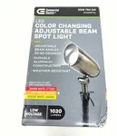 Commercial Electric 1020 Lumen Low Voltage 12V Gunmetal Brass Led Spotlight. Fixed Price $29.99.