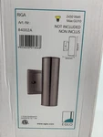Eglo Riga 4.25 In.w X 8 2-LIGHT Stainless Outdoor Wall Sconce. Fixed Price $49.99.