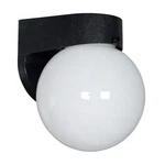 Sunset Lighting F4308-31 Outdoor Wall Sconce 7-1/4" W/ Opal Glass, Black Finish. Fixed Price $19.99.