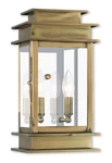 Livex Lighting 2014-01 Princeton Outdoor Wall Antique Brass. Fixed Price $515.96.