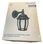 Maxxima Outdoor Wall Light 580 Lm 120VAC 60HZ Warm White Black MEL-6150W. Fixed Price $22.45.