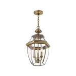 Livex Lighting 2355-01 Monterey 3-LIGHT Outdoor Hanging Lantern, Antique Brass. Fixed Price $277.41.