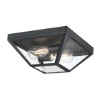 Westinghouse 6114300 Wyndham Light 12"W Outdoor Flush Mount - Black. Fixed Price $88.93.