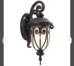 Large Dusk To Dawn Outdoor Wall Light For Garage, 23 Inch Bronze Exterior Wal.... Fixed Price $125.00.