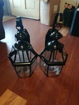 Sea Gull Lighting-lancaster 3-LIGHT Black Outdoor 23 In. Wall Lantern Sconce. Fixed Price $50.00.