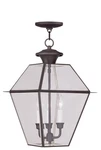 Livex Lighting 2385-07 Westover 3-LIGHT Outdoor Hanging Lantern, Bronze. Fixed Price $610.38.