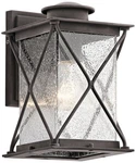Kichler Argyle 10 1/4"H Weathered Zinc Outdoor Wall Light. Fixed Price $209.99.