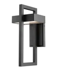 Z-lite 566M-LED Black Luttrel 15"H Integrated 2700K Outdoor Wall Sconce. Fixed Price $210.00.