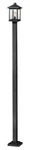 Portland 1-LIGHT Outdoor Post Mounted Fixture In Black. Fixed Price $898.00.