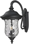 Z-lite 534B-BK Armstrong Outdoor Wall Light Aluminum Frame With Black Finish. Fixed Price $341.70.