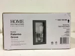 Home Decorators Collection Palermo Grove 1-LIGHT Antique Nickel Sconce. Fixed Price $29.69.