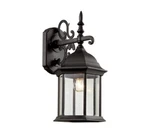 Bel Air Lighting 1-LIGHT Black Outdoor Wall Lantern With Clear Beveled Glass 439. Fixed Price $49.50.