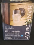 Hampton Bay Led Dusk-to-dawn Outdoor Wall Lantern Oil-rubbed Bronze 1001482121. Fixed Price $31.20.