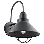 Kichler 9142 Black Seaside 1-LIGHT Outdoor Wall Sconce. Fixed Price $204.97.