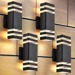Dastor 4 Pack Outdoor Wall Lights, Modern Exterior Lighting Fixtures Mou.... Fixed Price $152.19.