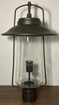 Hinkley Post Mount Light Brown 22 Tall 12 Wide. Fixed Price $179.10.