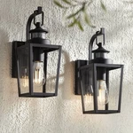 Possini Euro Ackerly 14"H Motion Sensor Outdoor Wall Light Set Of 2. Fixed Price $249.98.