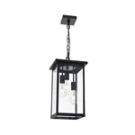 Todoluz 3-LIGHT Black Outdoor Pendant Fixture, Adjustable Exterior Hang.... Fixed Price $251.19.