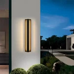 Lamqee 31.5 In. Black Led Indoor Outdoor Modern Wall Light Lantern Sconce. Fixed Price $69.99.