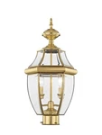 Livex Lighting 2254 Brass Monterey 2-LIGHT Outdoor Post. Fixed Price $279.96.