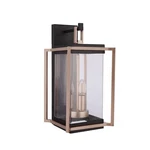 Craftmade Metalwork 3 Light Outdoor Wall Lantern, Midnight/brass ZA6514-MNSB. Fixed Price $209.20.