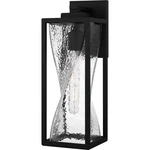 Matte Black One Light Outdoor Wall Mount From The Zarah Collection. Fixed Price $189.99.