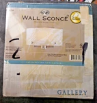 Hampton Bay 1-LIGHT Brushed Nickel Wall Sconce Halogen BULB.............(SLF3-4). Fixed Price $26.98.
