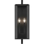 Kichler Kroft 24" Outdoor Wall Light, Textured Black/clear - 59133BKT. Fixed Price $569.99.