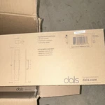 Dals Gemini 36" Wall Sconce Black SWS36-CC-BK Indoor Lighting For Adults. Fixed Price $150.00.