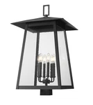 Z-lite 5015PHXXLS Rainer 6 Light 30" Tall Marine Grade Post Black. Fixed Price $788.00.