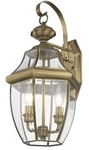 Livex Lighting 2051 Brass Monterey 1-LIGHT Outdoor Wall Sconce. Fixed Price $50.00.