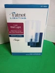 Patriot Lighting 1-LIGHT Wall Matte Black Finish With Clear Seeded Glass. Fixed Price $25.49.