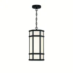 Satin Black Led Outdoor Pendant From The Monte Collection. Fixed Price $522.00.