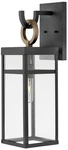 Hinkley Porter 22" Black Rectangular Lantern Led Outdoor Wall Light. Fixed Price $395.00.