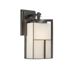 Designers Fountain Braxton 7" Wall Lantern, Charcoal 31821-CHA. Fixed Price $74.99.