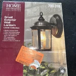 Hampton Bay Leeds Mystic Bronze 1 Light Outdoor Hardwired Wall Sconce. Fixed Price $60.00.