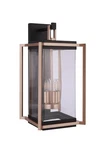 Craftmade ZA6534 Metalwork Light 27" Tall Outdoor Wall Sconce - Midnight /. Fixed Price $573.50.