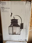 Home Decorators Rainbrook 24 In. 2-LIGHT Matte Black Extra Large Outdoor. Fixed Price $79.99.