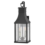 Hinkley Lighting Beacon Hill 2 Outdoor 8" Med Wall, Bk/seed - 17464MB. Fixed Price $299.00.
