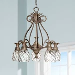 Hinkley Plantation 22 1/2" Bronze 5-LIGHT Pineapple Glass Chandelier. Fixed Price $999.00.