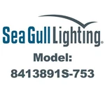 Sea Gull 8413891S-753 Wall Lantern, Painted Brushed Nickel Finish. Fixed Price $59.95.
