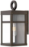 Hinkley Porter 13"H Oil-rubbed Bronze Led Outdoor Wall Light. Fixed Price $265.00.