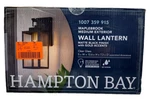 Hampton Bay Maplebrook 13.6 In. Matte Black With Gold Accents 1-LIGHT 1007359915. Fixed Price $53.99.