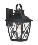 Designers Fountain 34831 Black Belmont Single Light 15"H Outdoor Wall Sconce. Fixed Price $162.50.