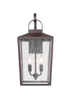 Powder Coated Bronze Two Light Outdoor Wall Sconce From The Devens Collection. Fixed Price $179.90.