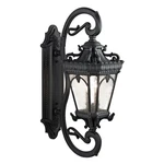 Kichler 9359 Tournai 4 Light 38" Outdoor Wall Sconce - Black. Fixed Price $1207.99.